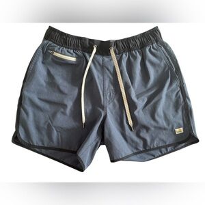 Vuori Men's Athletic Shorts - Navy and Black